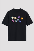 My Little Pony Siyah Unisex Oversize Tişört