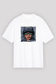 N.W.A Baskılı Unisex Beyaz Tişört