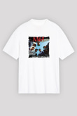 N.W.A Baskılı Unisex Beyaz Tişört