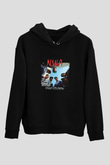 N.W.A Baskılı Unisex Siyah Hoodie
