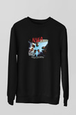 N.W.A Baskılı Unisex Siyah Sweatshirt
