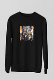N.W.A Baskılı Unisex Siyah Sweatshirt