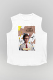 Napoleon Dynamite Beyaz Unisex Kolsuz Tişört