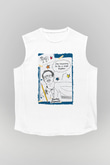 Napoleon Dynamite Beyaz Unisex Kolsuz Tişört