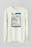 Napoleon Dynamite Beyaz Unisex Sweatshirt