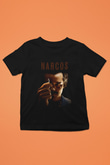 Narcos Pablo Escobar Baskılı Siyah Unisex Çocuk Tişört