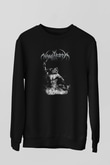 Nargaroth Baskılı Unisex Siyah Sweatshirt