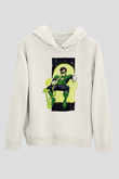 Nargile Beyaz Unisex Kapşonlu Sweatshirt