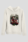 Nargile Beyaz Unisex Kapşonlu Sweatshirt