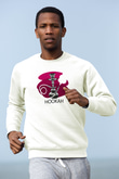 Nargile Beyaz Unisex Sweatshirt
