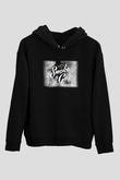 Nargile Siyah Unisex Kapşonlu Sweatshirt