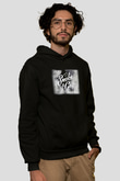 Nargile Siyah Unisex Kapşonlu Sweatshirt