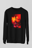 Nargile Siyah Unisex Sweatshirt