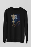 Nargile Siyah Unisex Sweatshirt