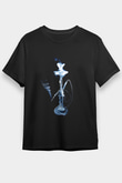 Nargile Siyah Unisex Tişört T-Shirt - TişörtFabrikası