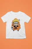 Naruto Baskılı Unisex Beyaz Çocuk Tshirt