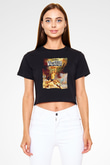 National Lampoons Vacation Siyah   Crop Top Tişört