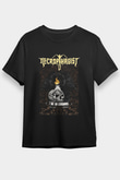 Necrophagist Baskılı Unisex Siyah Tişört - Tshirt
