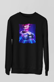 Need for Speed Siyah Unisex Sweatshirt