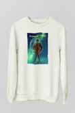 Neil De Grasse Tyson Baskılı Unisex Ekru Sweatshirt