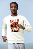 Nelly Beyaz Unisex Sweatshirt