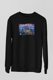 Neuschwanstein Şatosu Siyah Unisex Sweatshirt