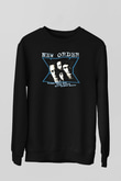 New Order Siyah Unisex Sweatshirt