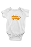 Nickelodeon Baskılı Beyaz Unisex Bebek Body - Zıbın