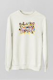 Nickelodeon Beyaz Unisex Sweatshirt