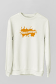 Nickelodeon Beyaz Unisex Sweatshirt
