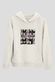 Nicki Minaj Baskılı Unisex Beyaz Kapüşonlu Sweatshirt