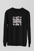 Nicki Minaj Baskılı Unisex Siyah Sweatshirt