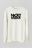 Nicky Romero Beyaz Unisex Sweatshirt