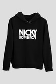 Nicky Romero Siyah Unisex Kapüşonlu Sweatshirt