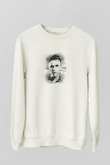 Nicky RomeroBaskılı Beyaz Sweatshirt