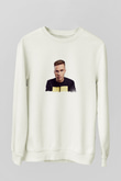 Nicky RomeroBaskılı Beyaz Sweatshirt