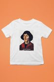 Nicolaus Copernicus Baskılı Unisex Beyaz Çocuk Tişörtü - Tshirt