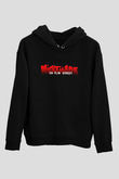 Nightmare on Elm Street Elm Sokağı Siyah Unisex Kapüşonlu Sweatshirt