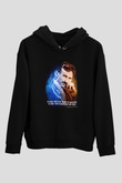 Nikola Tesla Alıntı Baskılı Unisex Siyah Kapüşonlu Sweatshirt