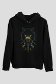 Ninja KurtSiyah  Unisex Hoodie