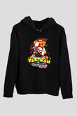 Nintendo Siyah Unisex Kapüşonlu Sweatshirt