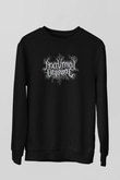 Nocturnal Depression Baskılı Unisex Siyah Sweatshirt
