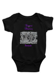 Nocturnal Depression Baskılı Unisex Siyah Bebek Body - Zıbın