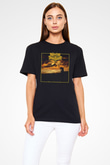 Nocturnal Depression Baskılı Unisex Siyah Tişört - Tshirt