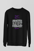 Nocturnal Depression Baskılı Unisex Siyah Sweatshirt