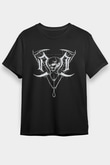 Nocturnal Depression Baskılı Unisex Siyah Tişört - Tshirt