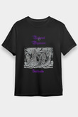 Nocturnal Depression Baskılı Unisex Siyah Tişört - Tshirt
