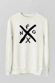 NOFX Beyaz Unisex Sweatshirt