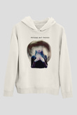 Nothing But Thieves Baskılı Beyaz Unisex Kapüşonlu Sweatshirt