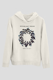 Nothing But Thieves Baskılı Beyaz Unisex Kapüşonlu Sweatshirt